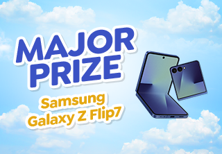 Major prize Samsung Z Flip7