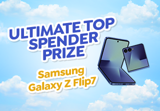 Ultimate Top Spender Prize Samsung Z Flip7