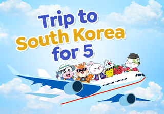 Trip to Korea for five